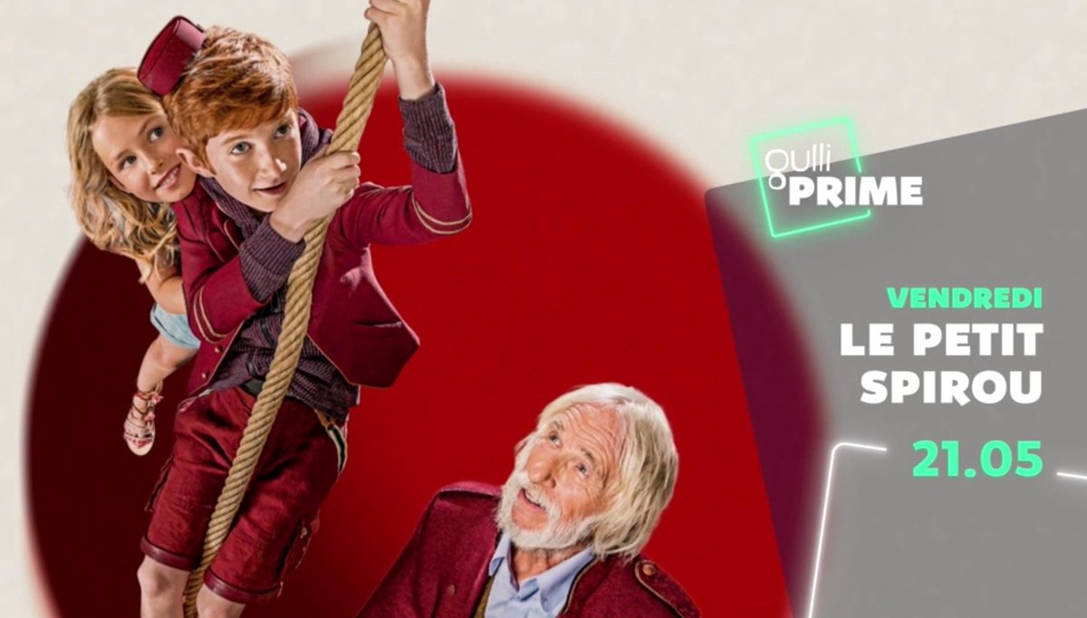 Soldatdesmedias's tweet photo. Vendredi à 21h05 sur @gulli, #LePetitSpirou avec @PierreRichardPR et #SachaPinault. https://t.co/xN5ZqN7rwU