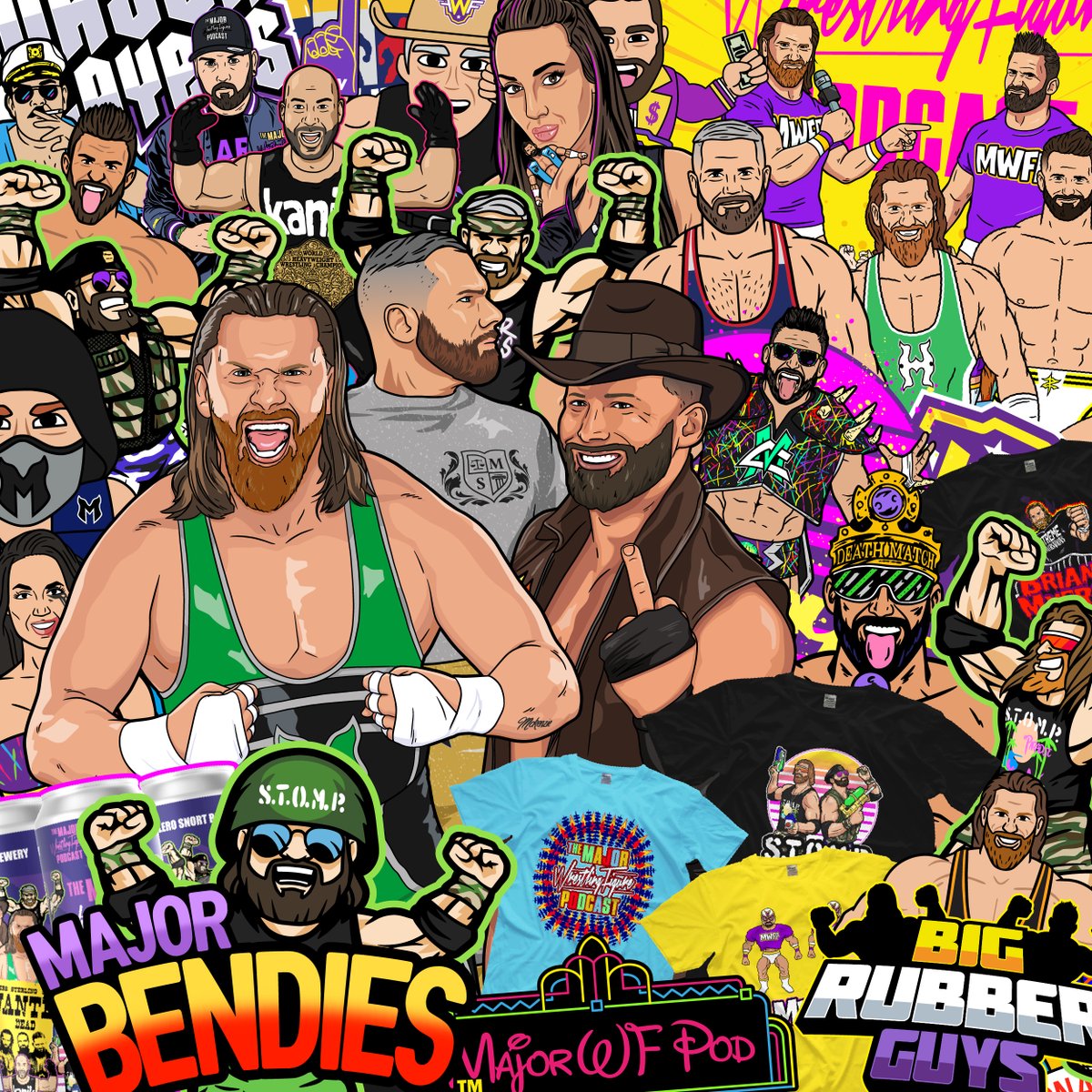 5 years of <a href="/MajorWFPod/">Major Wrestling Figure Podcast</a>  this weekend! 

So proud of all the guys have achieved in that time and so grateful to have been along for the ride! Love this brand, love <a href="/TheMattCardona/">Matt Cardona</a>  <a href="/Myers_Wrestling/">Brian Myers</a>  <a href="/MarkSterlingEsq/">“Smart” Mark Sterling, Esq.</a>  <a href="/kanik89/">Michael Kanik</a>  and all of the Major Pod family!

#MajorPodForever