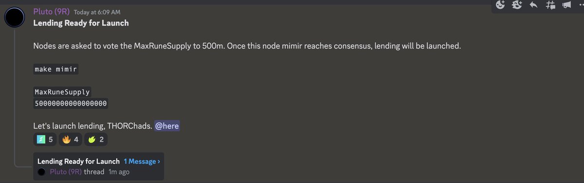 THORChain tweet media