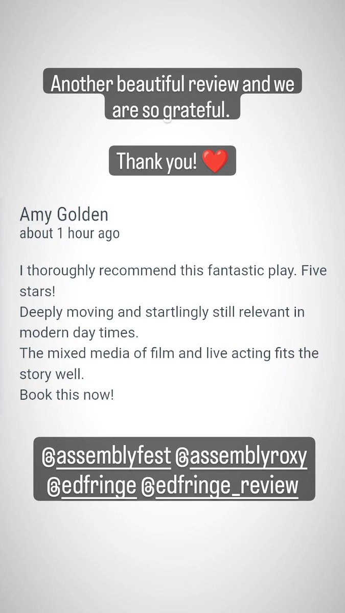 1984theshow tweet media