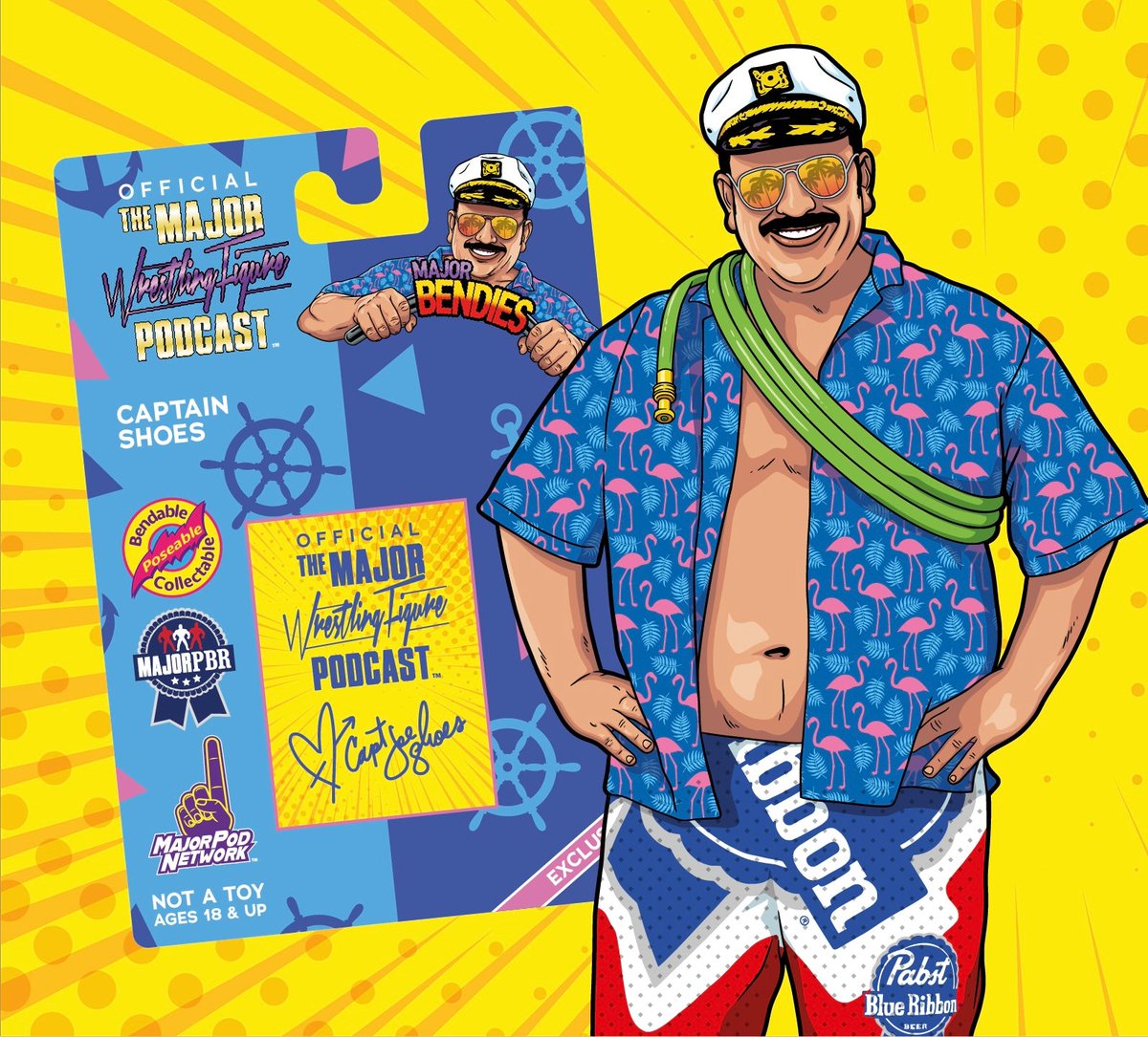 MajorWFPod's tweet photo. #MajorBendies @TheJoeShoes revealed at @MajorWFPod #Live17!
PRE-ORDER NOW at https://t.co/RbYK9OpnZs!
Order #Live17 on @WatchOnPremier:
https://t.co/WTuSPHvQcO
@KowloonSaugus
#MajorPBR @PabstBlueRibbon https://t.co/irOdcQREUo