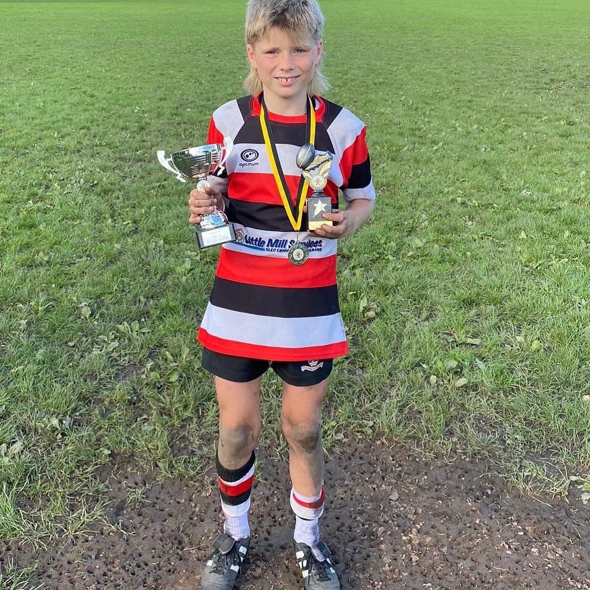 ppoolutdMandJ's tweet photo. Congratulations to the U12s who played in the Talywain R.F.C mini tournament today. 

Lots of preparation for the first season of 15 a side games! And didn’t concede any points all day. 🙌

Shout out to Beefy who was awarded player of the tournament. 🦾🏉

#WeAreUnited https://t.co/AyN2LIRJ9d