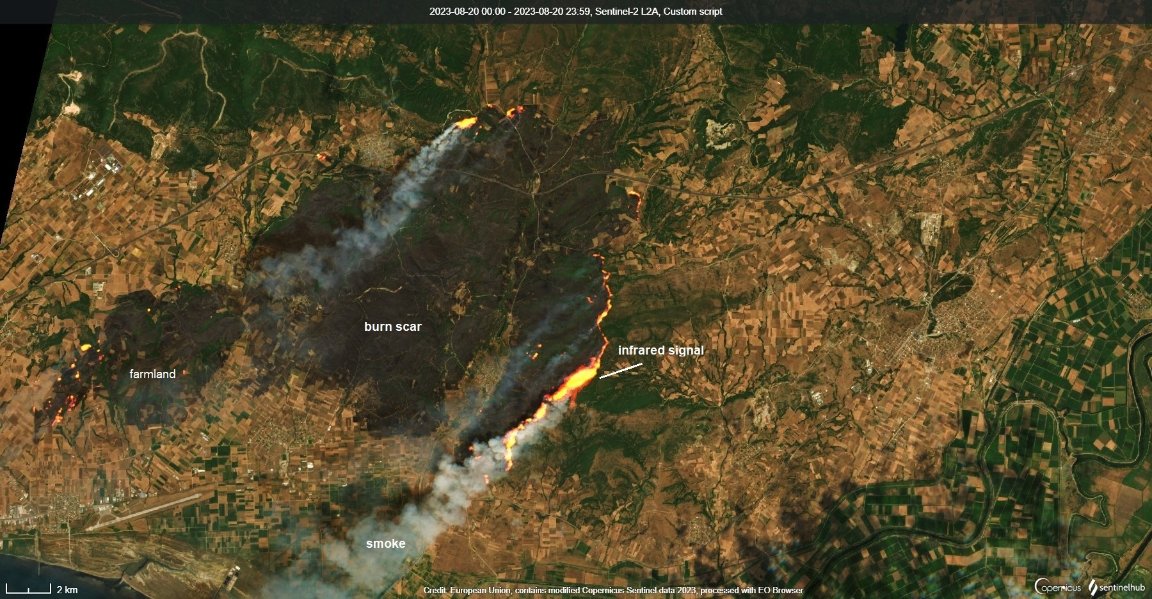 WED_explorer's tweet photo. The terrifying #forestfire🔥🌳broke out in the Alexandroupoli, #Greece 🇬🇷
Large #wildfires are ravaging northeastern Greece near the border with #Turkey🇹🇷.
Strong winds have fueled the fires the of Alexandroupolis, scorching farmland.
The script published by ©️ @Pierre_Markuse https://t.co/b0wNnJOlVv