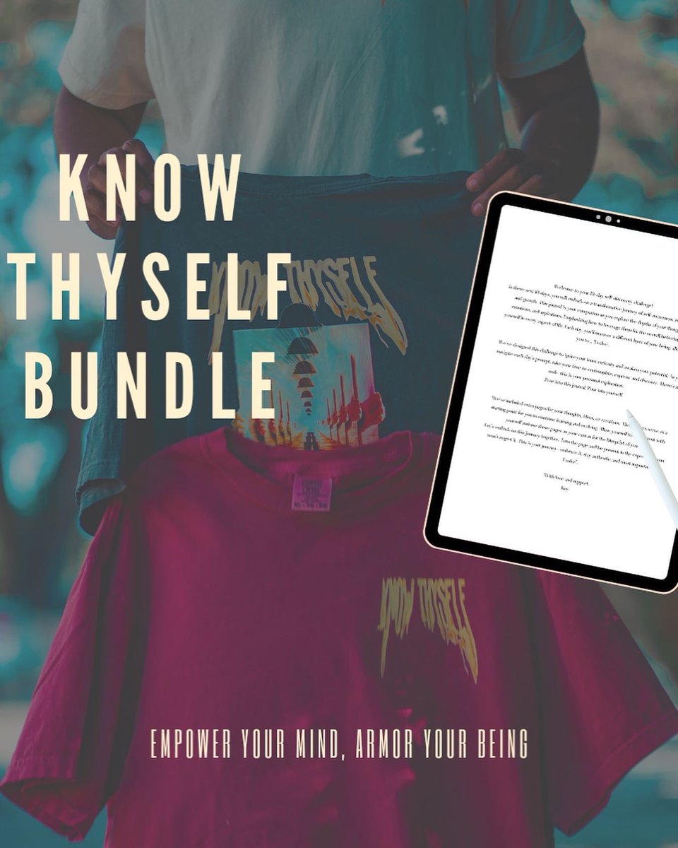 SoleNotSoul's tweet photo. ‘Know Thyself’ Bundle Pre Orders Starts Tomorrow DM or follow me on IG for more info! https://t.co/7vOWEeiyCT