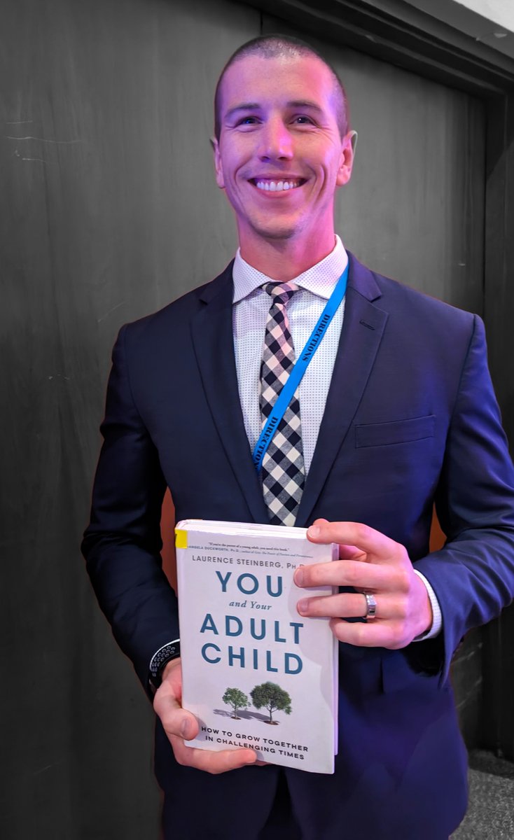 Glenbard Coord. for Student Services, Directions Program &amp; Title I Jordan Poll is reading "You and Your Adult Child: How to Grow Together in Challenging Times" by Dr Laurence Steinberg who returns to GPS on April 10 at noon &amp; 7pm.
