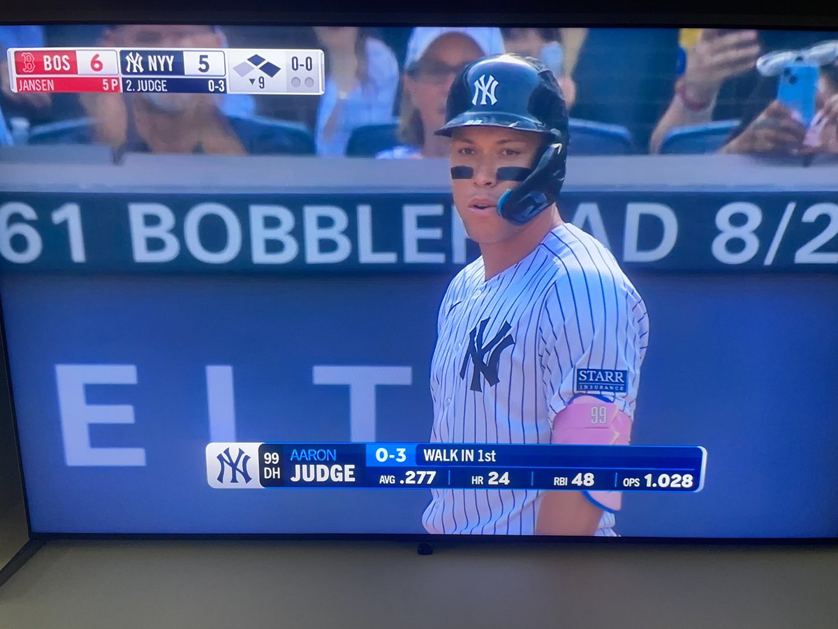 Can Aaron Judge save the day #BOSvsNYY