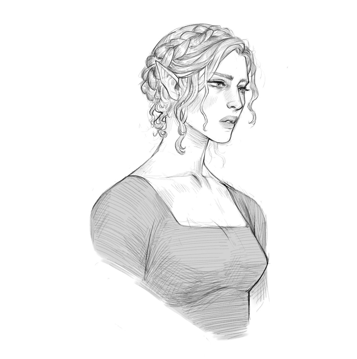 high_queen_mor's tweet photo. "Ones I love tried to help, so I ran them off 
And here I sit alone, behind walls of regret 
Falling down like promises that I never kept"

New commission from @/jacqueillustrates of Nesta Archeron in acofas, based on Castles Crumbling by Taylor Swift ❤️ https://t.co/pv7tVUxfOS