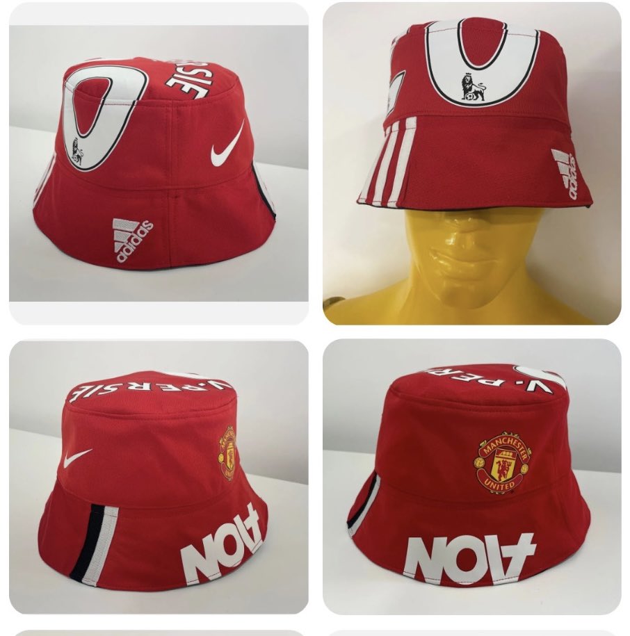 Manchester United handmade hat from #recycled kits. size medium 23” 👉 ebay.com/itm/2760069307…

#ManchesterUnited #MANU #manchester #FootballUnitesTheWorld #WorldCupFinal #CraftBizParty #sportswear #Matchday #ManUtd #ManUnited #footballkit #footballshirt #buckethat