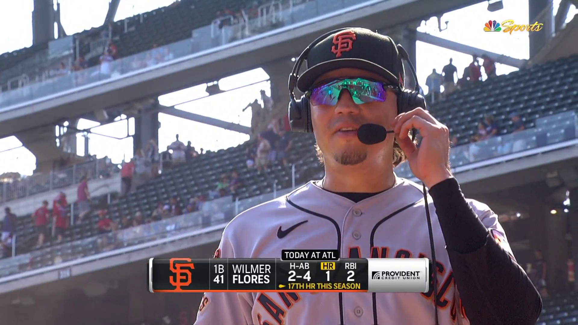 SF Giants on NBCS on X: The Summer of Wilmer Flores ☀️   / X