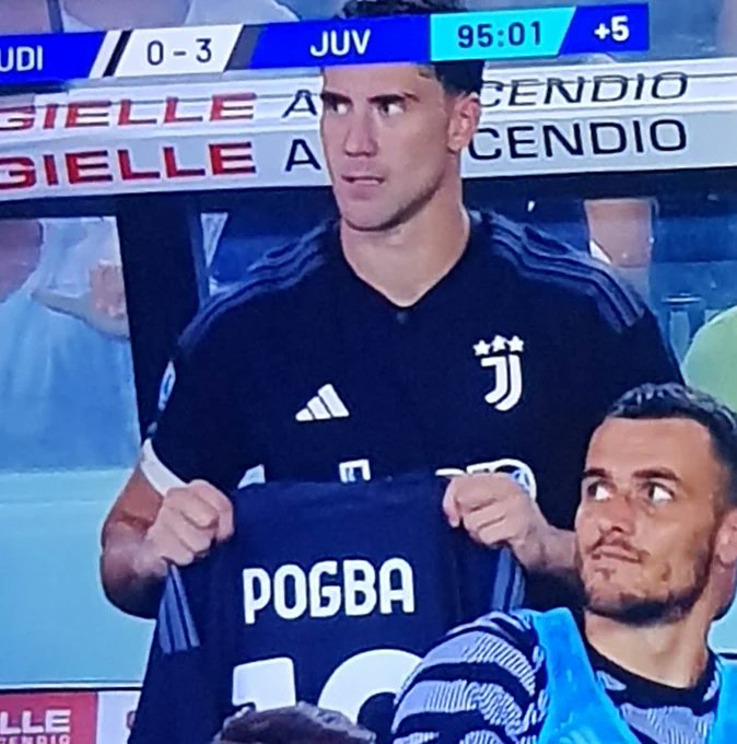 #Vlahovic primo Fan di #Pogba..😬
#juventus