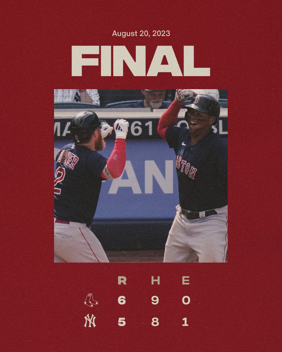 Red Sox (@redsox) on Twitter photo Brooms out in the Bronx. 🧹🧹🧹
🔗 bit.ly/3qH7kaf Brooms out in the Bronx. 🧹🧹🧹
🔗 bit.ly/3qH7kaf