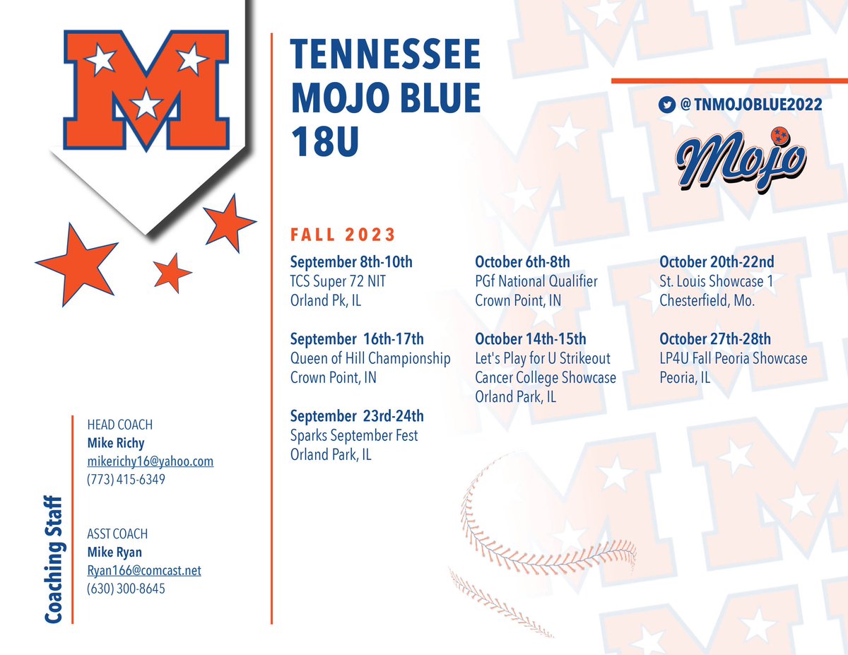 Excited to watch this new group compete this Fall
#Mojo🧡💙