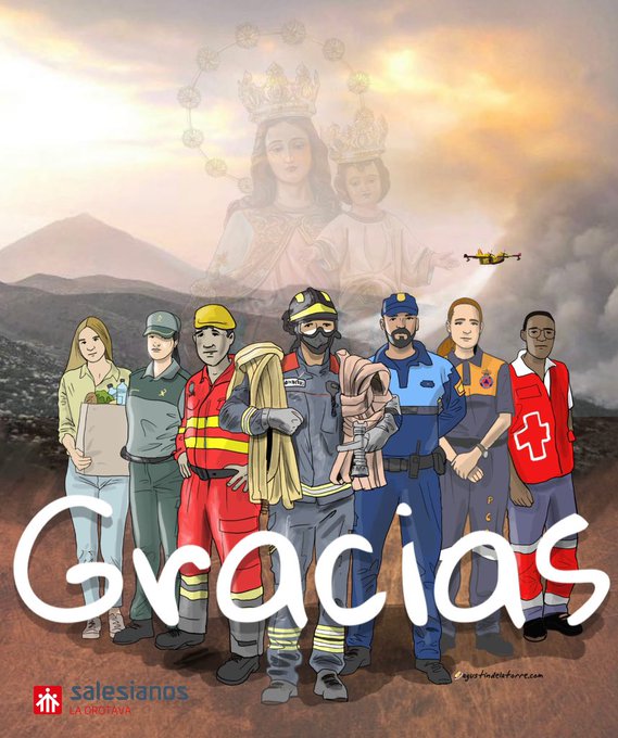 Incendios_Can's tweet photo. GRACIAS
#IFArafoCandelaria https://t.co/kX5eizKeVm