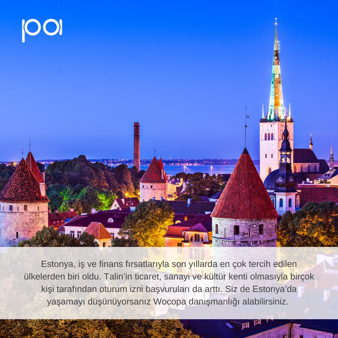 Estonya’da şirket kurma/taşıma, Estonya’da yaşama, oturum izni alma, kariyer yapma, gayrimenkul alma vb. düşünceleriniz varsa Wocopa danışmanlığı alabilirsiniz. Detaylı bilgi için 👇🏻 🔗 wocopa.com ✉️ hello@wocopa.com