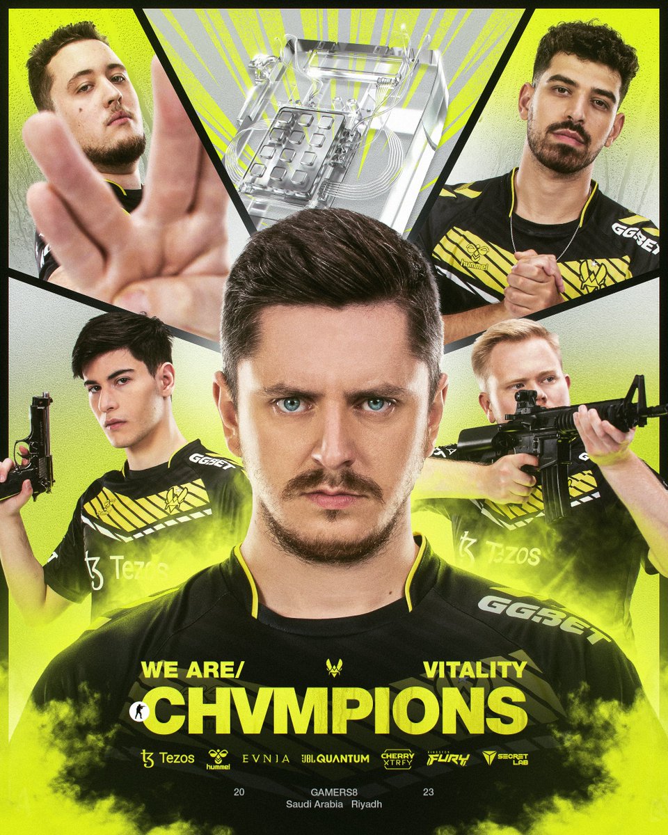 WELCOME IN THE VITALITY ERA #VforVictory

YOUR #Gamers8 CHAMPIONS 🏆