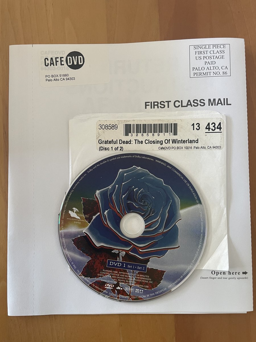 Now watching: Grateful Dead, The SF Concert in 1978.  
#GetThroughMyQueue <a href="/dvdnetflix/">DVD Netflix</a>  Netflix DVD has excelled in providing an extensive collection of DVDs for last 25 years. Wouldn't it be wonderful if someone carried forward their tradition?  cafedvd.com/waitlist.php