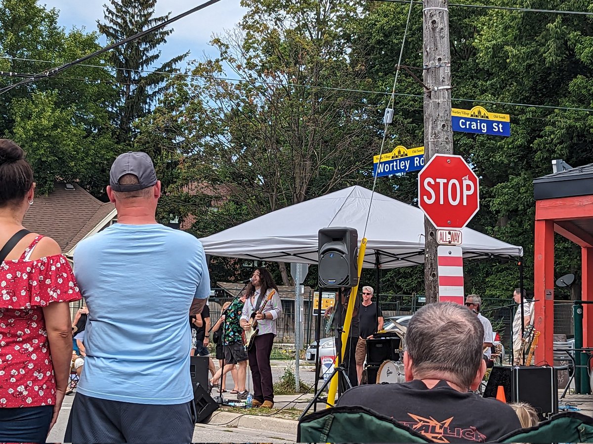 HeatherSercombe's tweet photo. If you're in the area there's still time to head down to the Wortley Village Jazz &amp; Blues Festival until 6 pm today.  Shout out to the organizers &amp; sponsors. Such a great afternoon listening to live music in the Village. https://t.co/mXfkIxLwxU