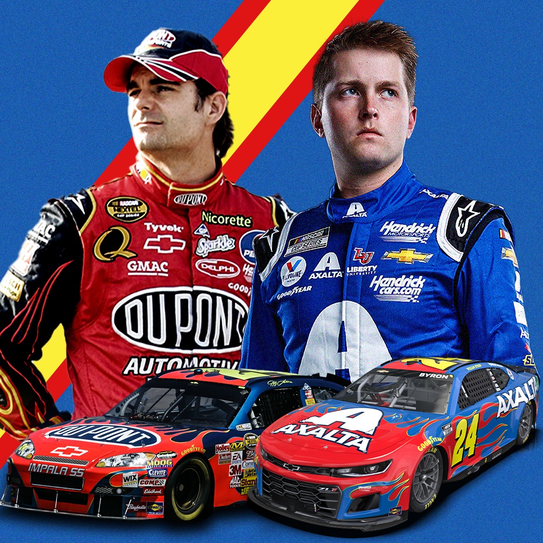 JGinfo's tweet photo. William Byron's win at @WGI was the 102nd #NASCAR Cup win for the #24. With 102 wins (including 93 by Jeff Gordon) the #24 moved ahead of #2 and #3 as the 3rd most successful numeral in series history behind #11 (230 wins) and #43 (200 wins) https://t.co/oXJLGytUMP