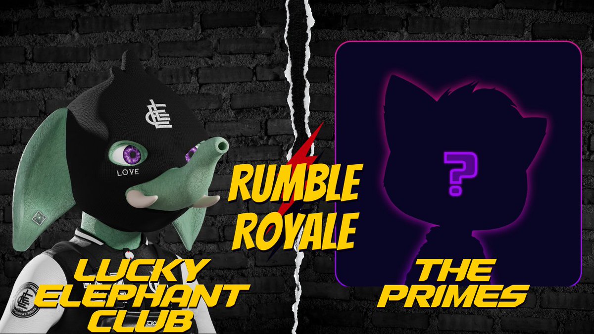 LuckyEllyClub's tweet photo. 🥊 DUO #Rumble Collab🥊  

🔥 Tomorrow at 1 PM EST, the battlegrounds heat up! Join our DUO Rumble Collab with @ThePrimesNFTs  for an electrifying 8-game tournament with prizes galore!   

1️⃣ Like
2️⃣ Retweet  
3️⃣ Tag 2 frens  

Let's rumble! ⚔️

https://t.co/1fjSYwhlgb https://t.co/yiVnPcuUWE