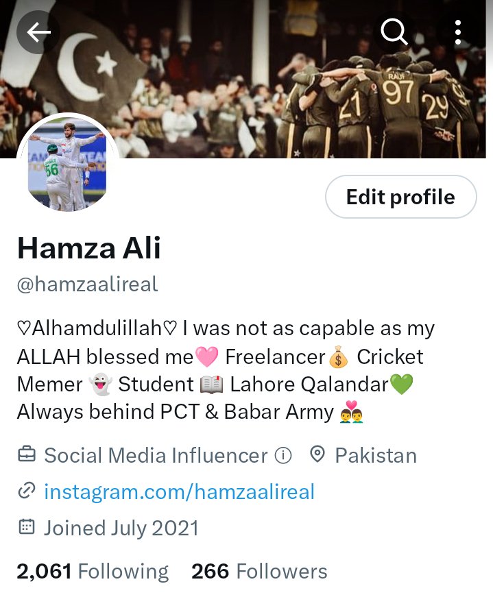 Hamza Ali (@hamzaalireal) / Posts / X
