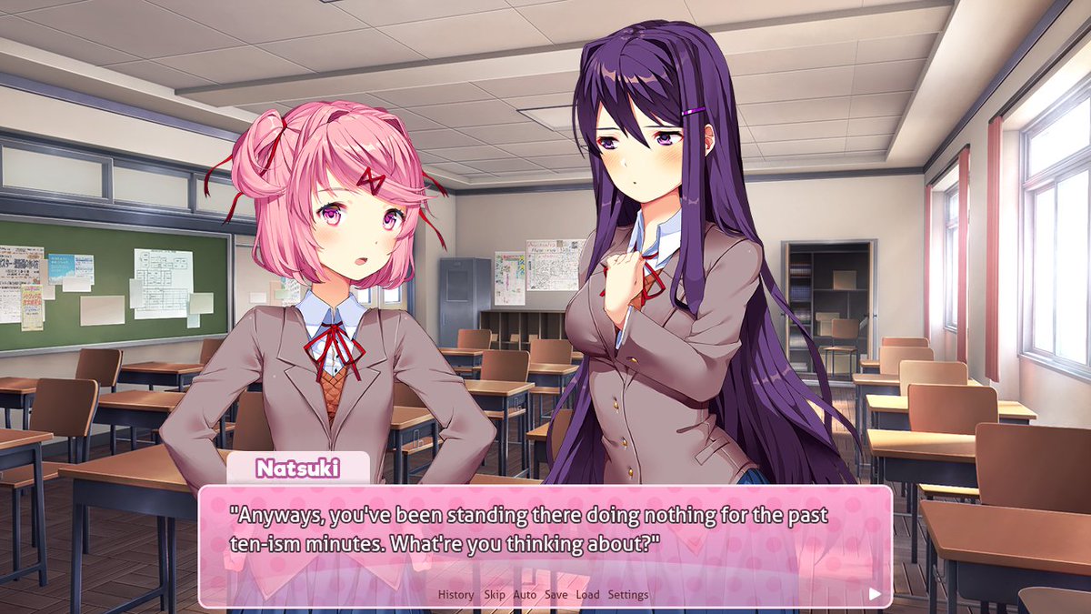 natsuki from doki doki literature club (@NotACuteParody) / Posts / X