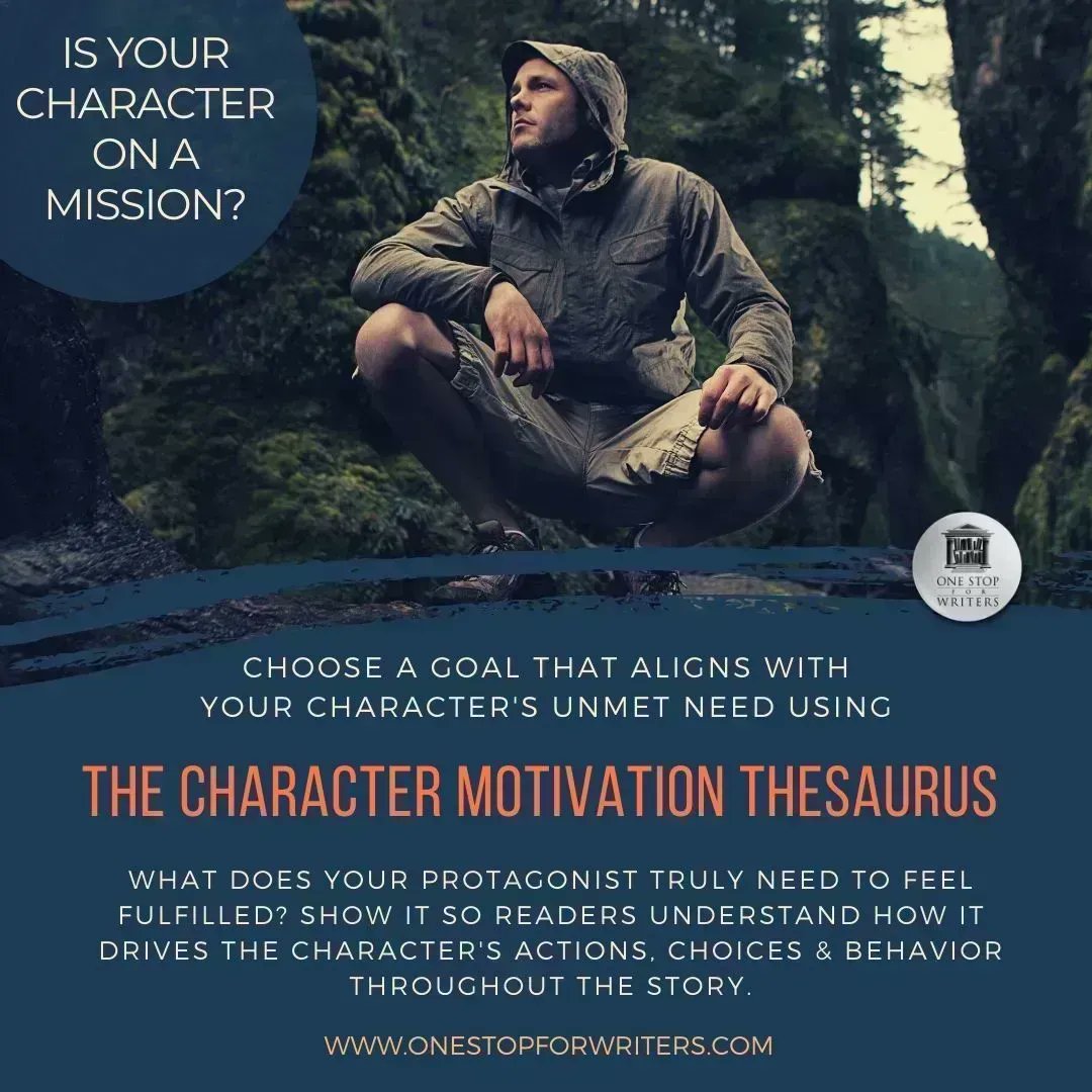 A character's motivations drive them, no matter how much they suffer or how hard the journey is. The Character Motivation Database is your best friend when it comes to understanding your character's goals &amp; how to plot the story: buff.ly/3OITYDn   #writing #amwriting *