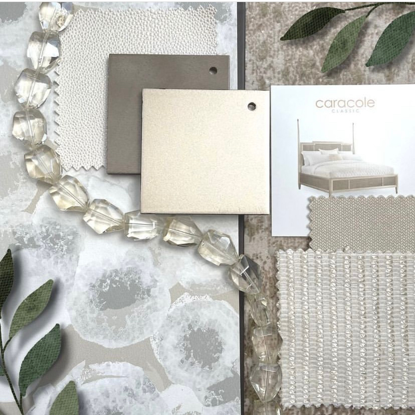roshambeaux_'s tweet photo. Sunday afternoon design inspo via @interiordesignbynancy - we love a mood board &amp; nothing makes them better than sample bead strands. All colorways available on https://t.co/7ONZmsooCT ✨

 #roshambeaux #rsblove #lighting #beadedchandeliers #chandelier #customl... https://t.co/0y3bfTjx14