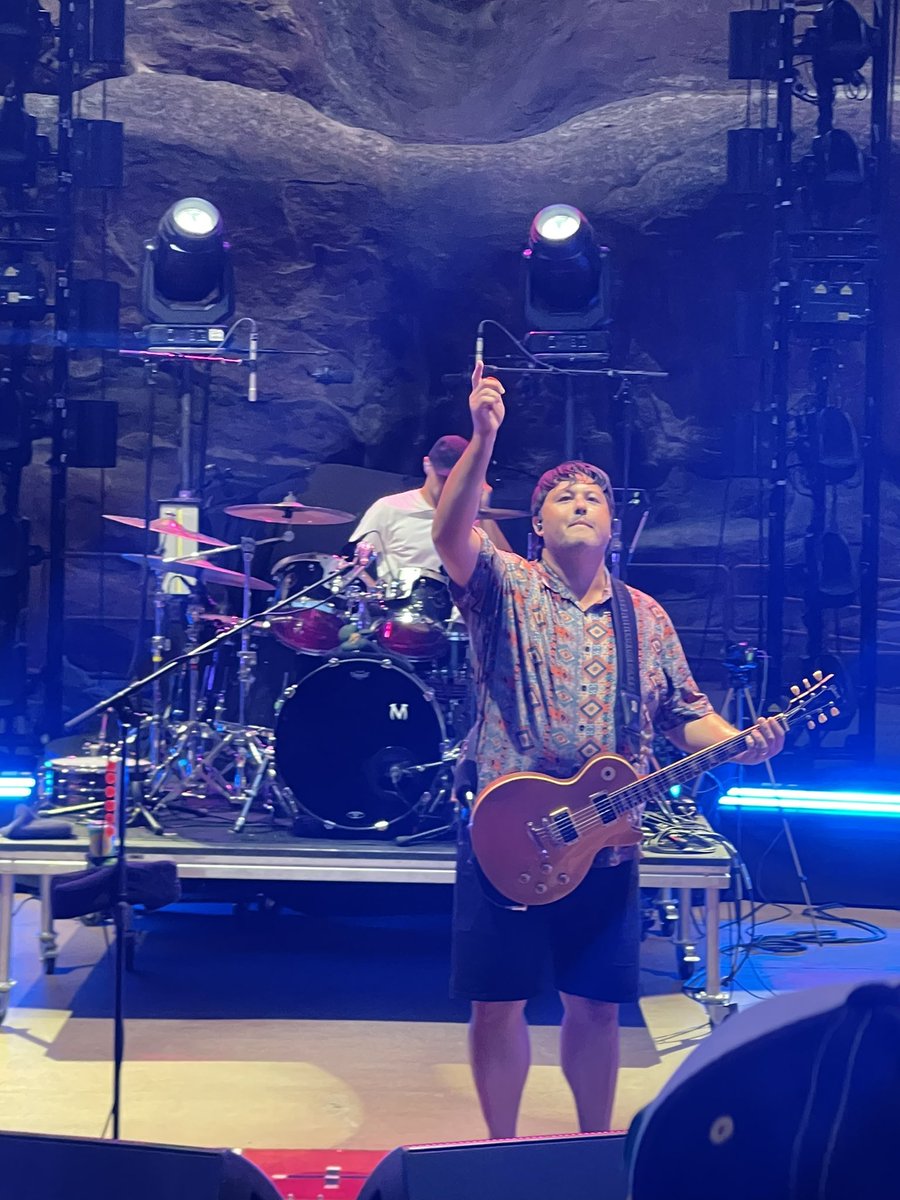 @Iration @chrisfiq After having your set cancelled in Cleveland we were excited to catch your full set at Red Rocks last night! You guys rocked it!!