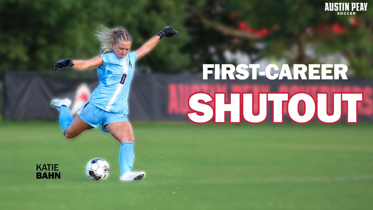 𝐒𝐇𝐔𝐓𝐎𝐔𝐓 𝐍𝐎. 1⃣ 𝐅𝐎𝐑 <a href="/katiebahn_/">Katie Bahn</a>!🎩⚽️

Bahn becomes the second-fastest goalkeeper in program history with a shutout, doing so in just her second-career start!

#GovsGetBetter | #LetsGoPeay