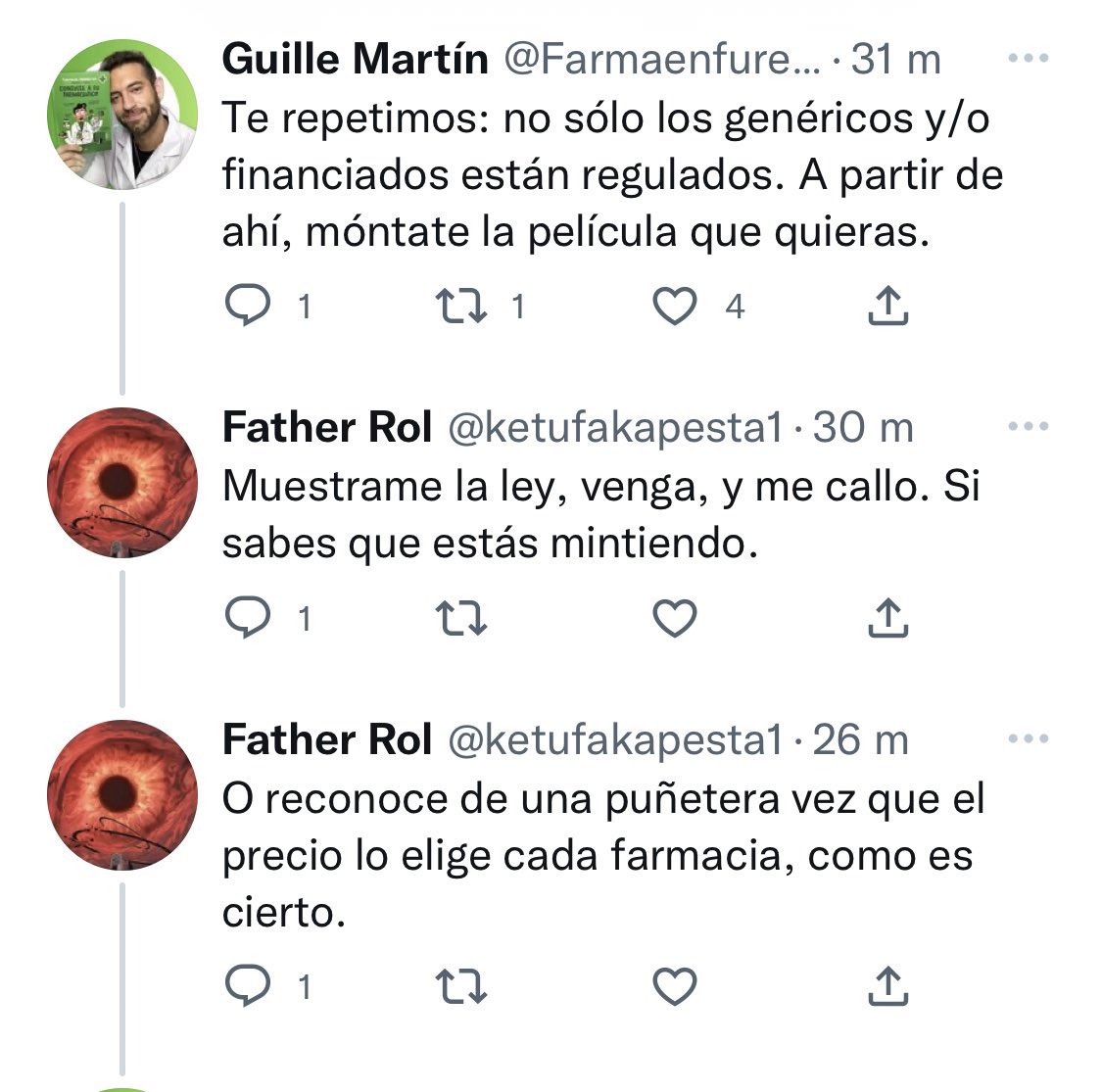 Farmaenfurecida's tweet photo. Por estas cosas no conviene discutir con cuñaos: ni entienden ni tienen capacidad para entender. https://t.co/zTBS4Jzizi