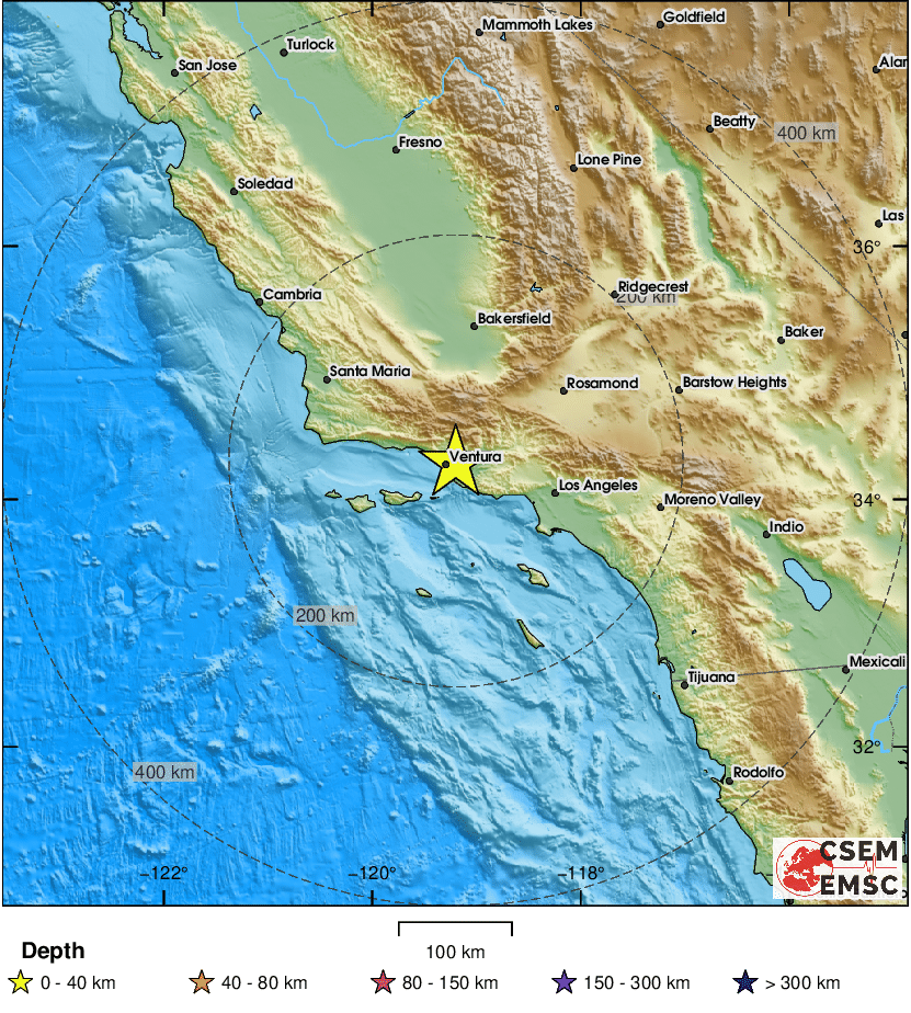 LastQuake's tweet photo. ⚠Preliminary info: M5.5 #earthquake (#sismo) about 6 mi NW of #Oxnard (#California) 4 min ago (local time 14:41:01). Updates at:
📱https://t.co/bKBgMenA4F
🌐https://t.co/44vngdM2ty
🖥https://t.co/OSr2jaub9Y https://t.co/DLnF9WDAsQ