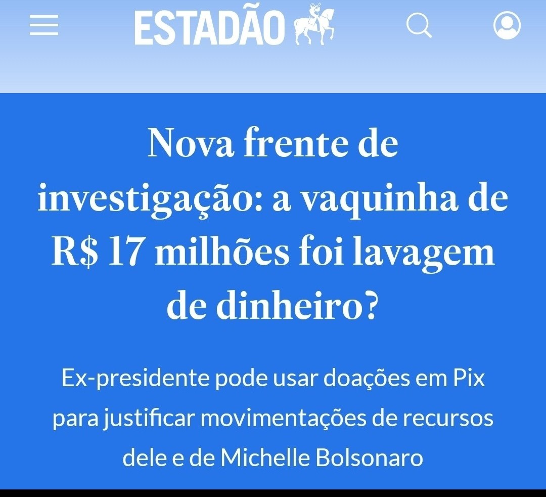 É para seu bem Bolsonaro.