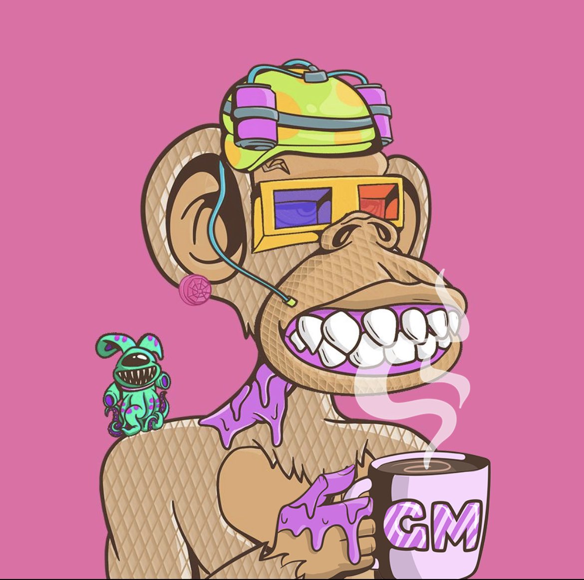 jay_kayes's tweet image. Let’s start this new week off with a Gm @FunApes_NFT #FunApesNFT #engager #tweet2earn