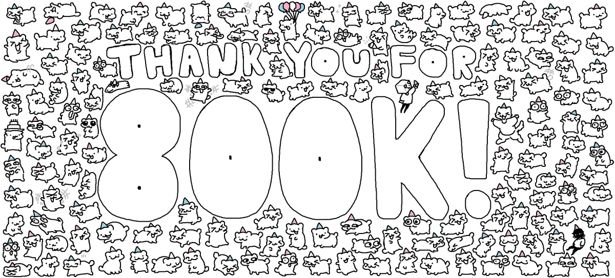 cuptoast's tweet photo. i hit 800k on youtube! who is ur favorite party cat! https://t.co/KaXLZFzvQ5