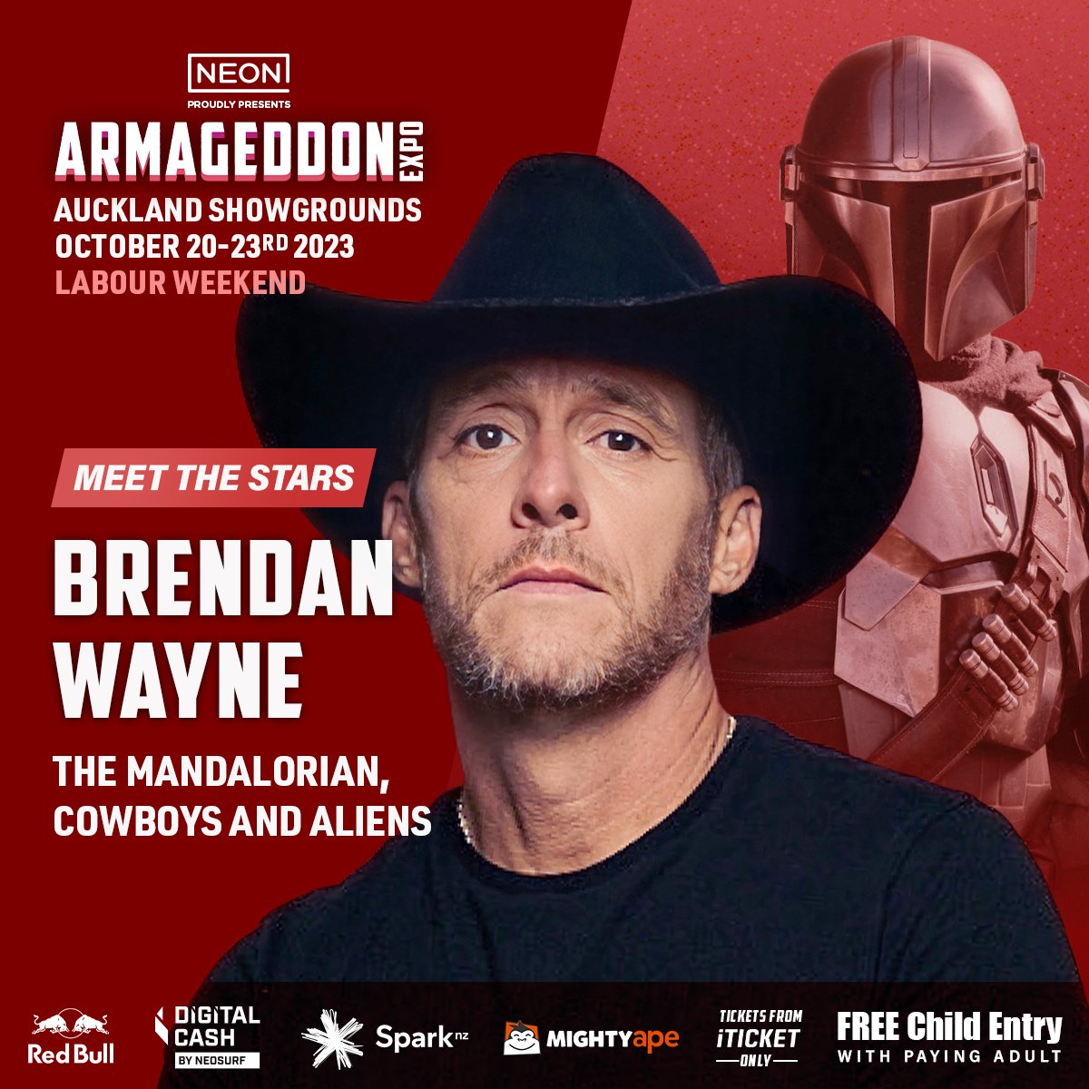 Armageddon Expo NZ (@armageddonexpo) on Twitter photo #SPRINGEDDON GUEST ANNOUNCEMENT - BRENDAN WAYNE!
Rounding out our line-up of Mando stars is the amazing <a href="/BRENDANWAYNE/">Brendan Wayne</a>! He's the man behind the mask - quite literally, he wears the Din Djarin suit!
Details: armageddonexpo.com/guests/
#Springeddon tickets on sale September 1st! #SPRINGEDDON GUEST ANNOUNCEMENT - BRENDAN WAYNE!
Rounding out our line-up of Mando stars is the amazing <a href="/BRENDANWAYNE/">Brendan Wayne</a>! He's the man behind the mask - quite literally, he wears the Din Djarin suit!
Details: armageddonexpo.com/guests/
#Springeddon tickets on sale September 1st!