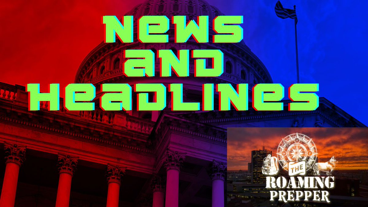 Headline and Global News on YT and Rumble tomorrow at 5:30p CST on my channel. Be safe out there. 
#news #theroamingprepper #china #ukraine #spacex