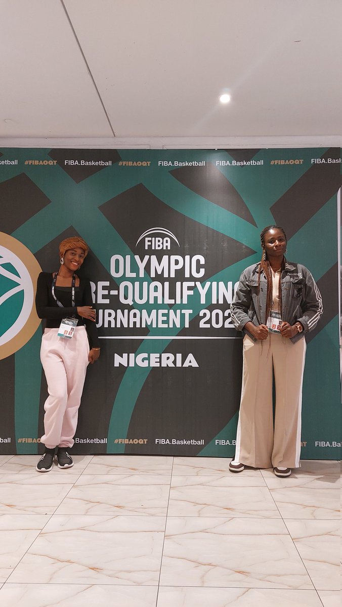 Queenjohn4's tweet photo. Been a great one week of exciting basketball 🏀 in Lagos. From me and my wonderful friend and baddest content creator we say adieu https://t.co/f3ihKmsxYA