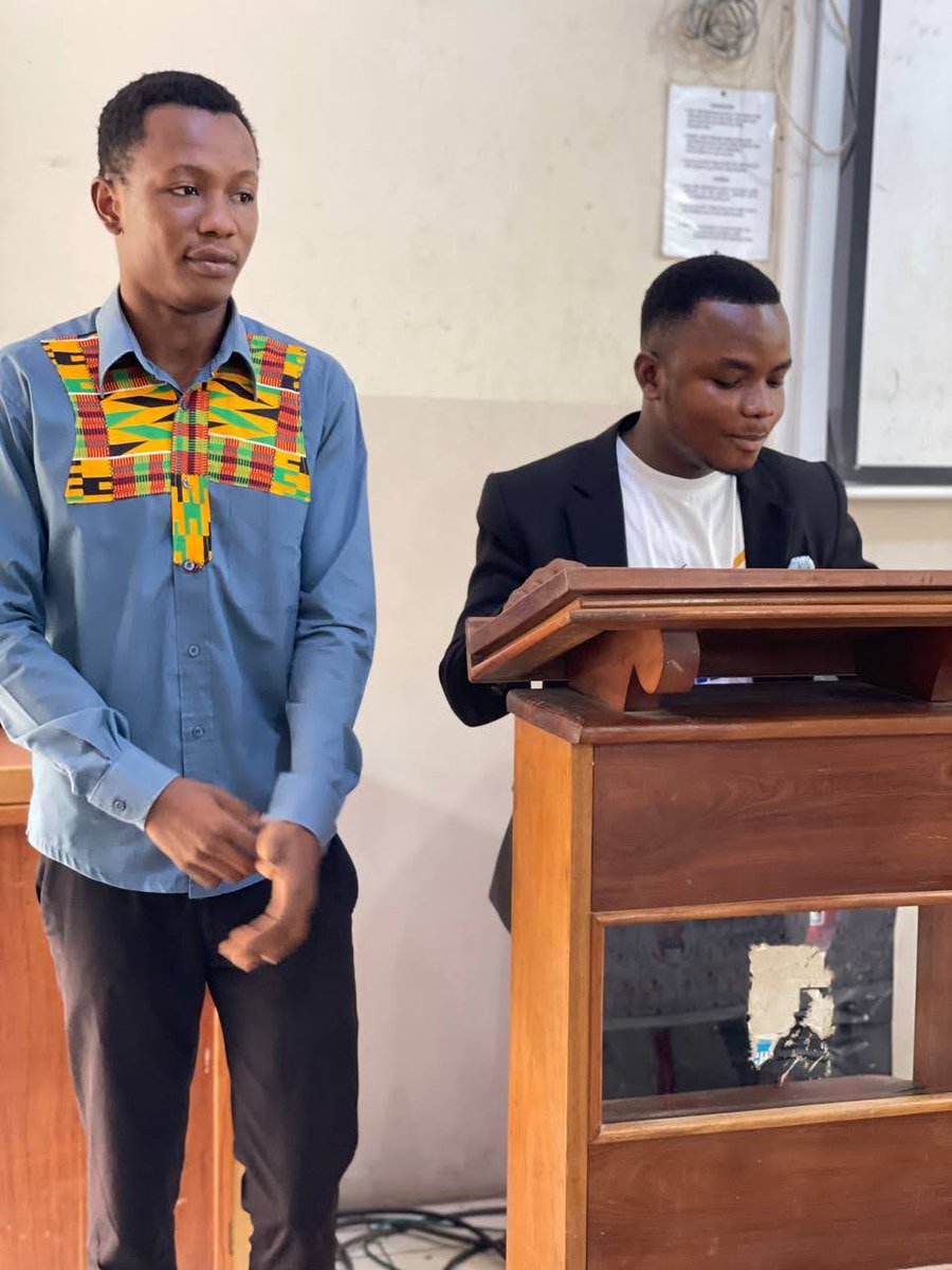 gscsknust's tweet image. The old and new presidents of the only association known to train student entrepreneurs in the college of science knust, #ecochem. #redefining #the #nature of #chemistry