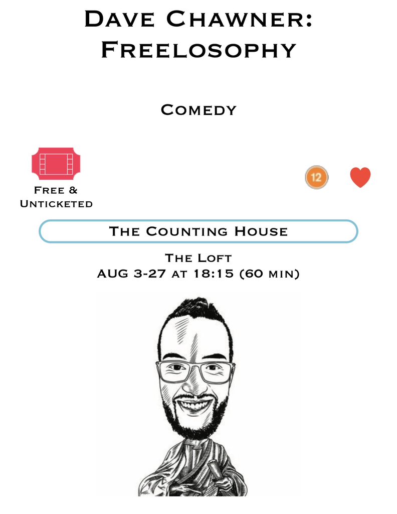 RadioLeggy's tweet image. Yesterday had a little #periscope meet up with @ItsSean0 whom I met for the first time. We had a little mooch around #EdFringe and saw @bookishcomedy by @georgewhatup (I really liked him, go see it!) and @DaveChawner (always a legend) both at @freefringefest Counting House!