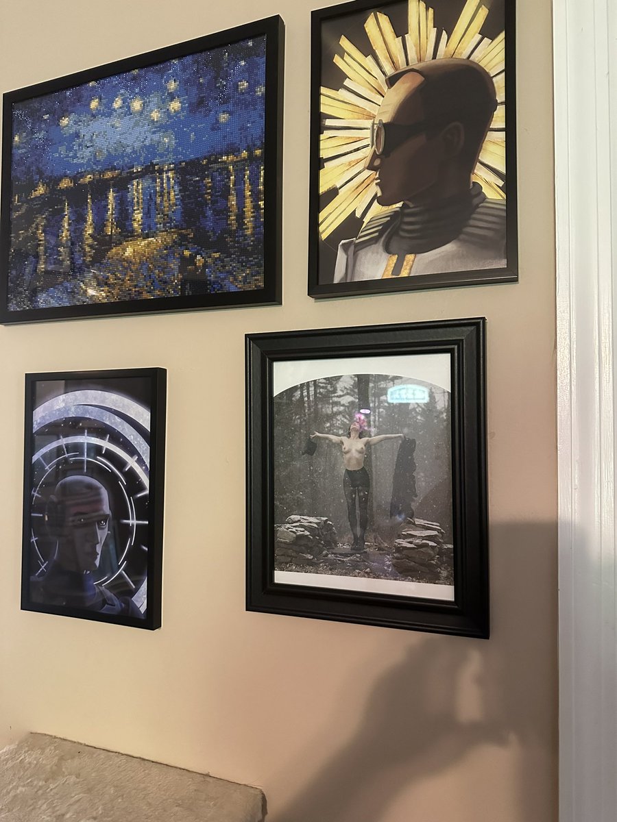 Jennifer ✨Missing Tech ✨ (@fayefaye1306) on Twitter photo MY FRAMES SHOWED UP!!! Look how BEAUTIFUL Tech and Echo are up on the wall! Shout out to <a href="/LiteSpringRain/">LightSpringRain</a> for these absolutely STUNNING prints!! ❤️❤️❤️ MY FRAMES SHOWED UP!!! Look how BEAUTIFUL Tech and Echo are up on the wall! Shout out to <a href="/LiteSpringRain/">LightSpringRain</a> for these absolutely STUNNING prints!! ❤️❤️❤️