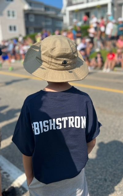 boston25's tweet photo. DJ Bishop and Ryan Feeney have run the Falmouth Road Race ever since a tragic accident left DJ paralyzed in 2016.
But they never run alone! A large group of #Bishstrong supporters came out to support the pair Sunday. https://t.co/GxMIaVZvg8 https://t.co/dx3h9bVF03 https://t.co/tlRBzWjqFQ
