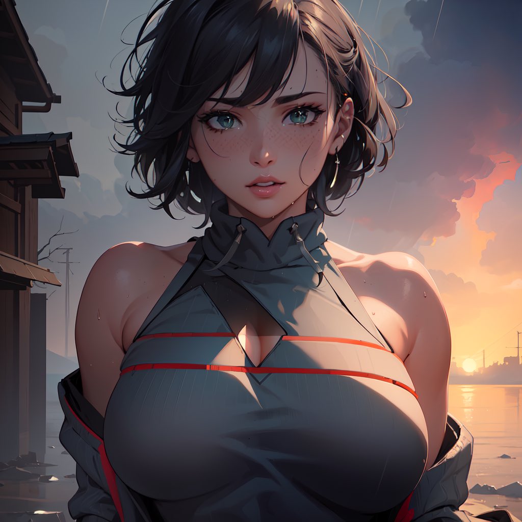 StatikZulu's tweet photo. My turn 🌧️☔️ #RaindropAIWeekend by @pdouglasr 

“A Storm is coming”

#AIArt #AIgirl #StableDiffusion #stablediffusionart #AIArtwork #digitalart #AI #AIイラスト #aiwaifus #waifudiffusion https://t.co/IU7IznSOSi