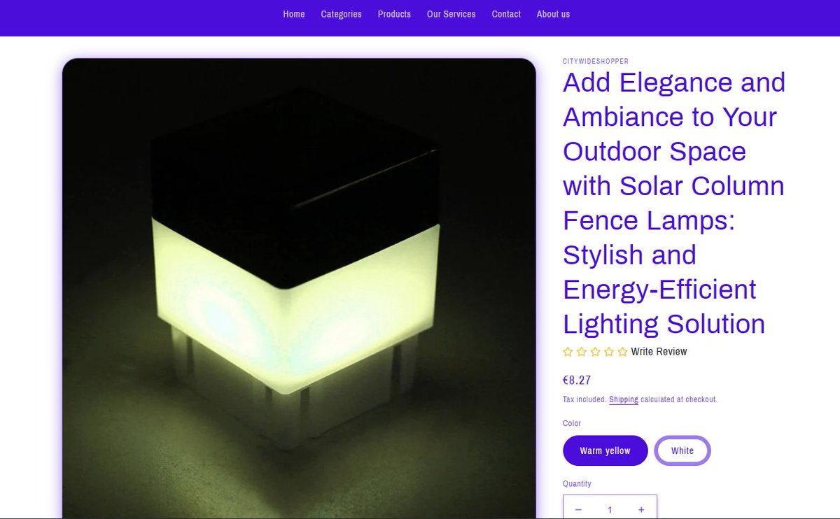QualityForYou1's tweet photo. Enhance Your Outdoor Ambiance with Solar Column Fence Lamps! 🏡🌟 Add a touch of elegance to your space with these stylish and energy-efficient lighting solutions.  

 Discover more: https://t.co/hvxBy9bK25

#foryou #viral #musthave #fyp #Sales #shopping  #lighting https://t.co/zLteeMfGRr