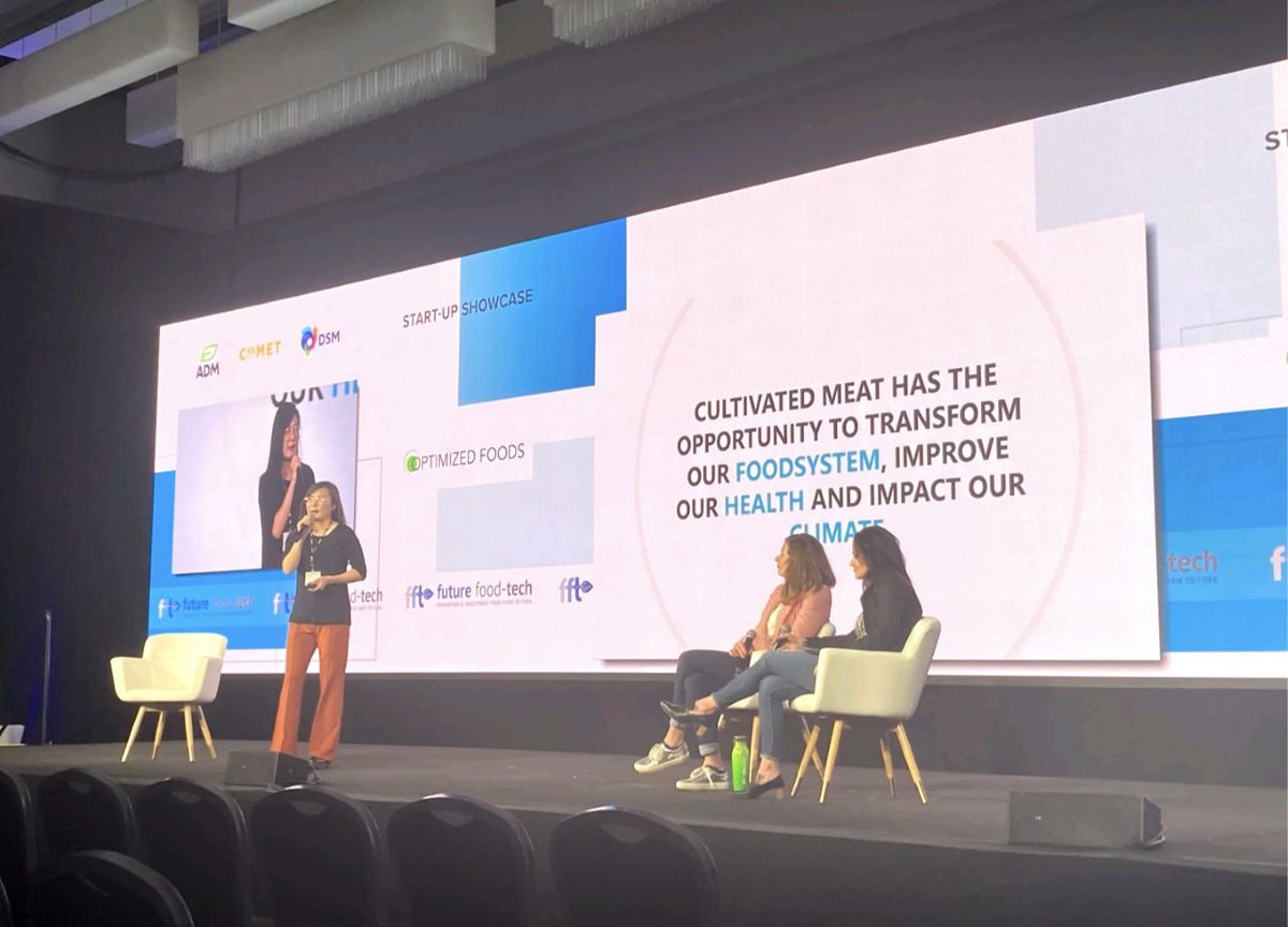 optimizedfoods's tweet photo. #TBT Co-founder Minami Ogawa’s amazing pitch of Optimized Foods at Future Food-Tech!

#CulturedCaviar #futurefoodtech #OptimizedFoods #cellcultured https://t.co/vtTlFlU977