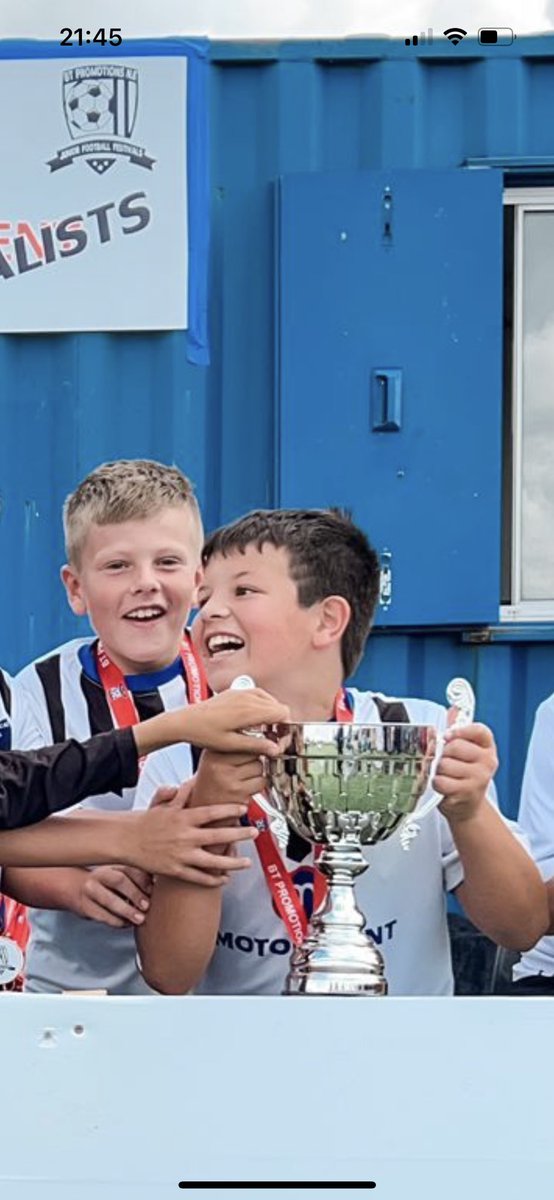 MrsDLNewman's tweet photo. We have always said to our kids, go out and do your best, enjoy yourself, every minute of every game. Today our eldest boy captained his side to another tournament win and we couldn’t be prouder 🏆⚽️#freddiepaul 💙@newman0002 https://t.co/3NjoN7W7g5