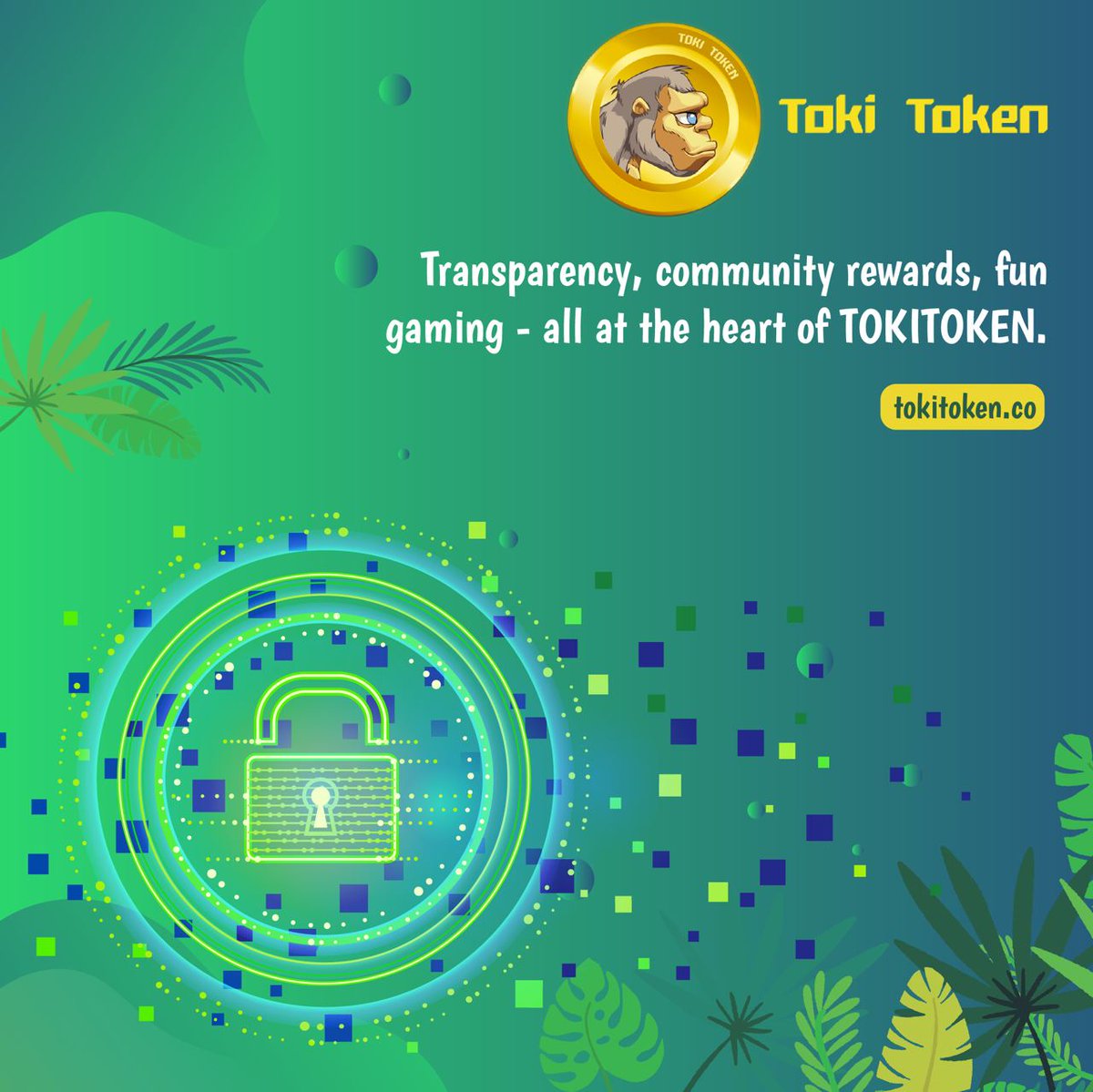 Toki_Token's tweet photo. Transparency, community rewards, fun gaming - all at the heart of TOKITOKEN.
#Toki #TokiToken #cryptocurrencies https://t.co/QFvbHtFAQ8