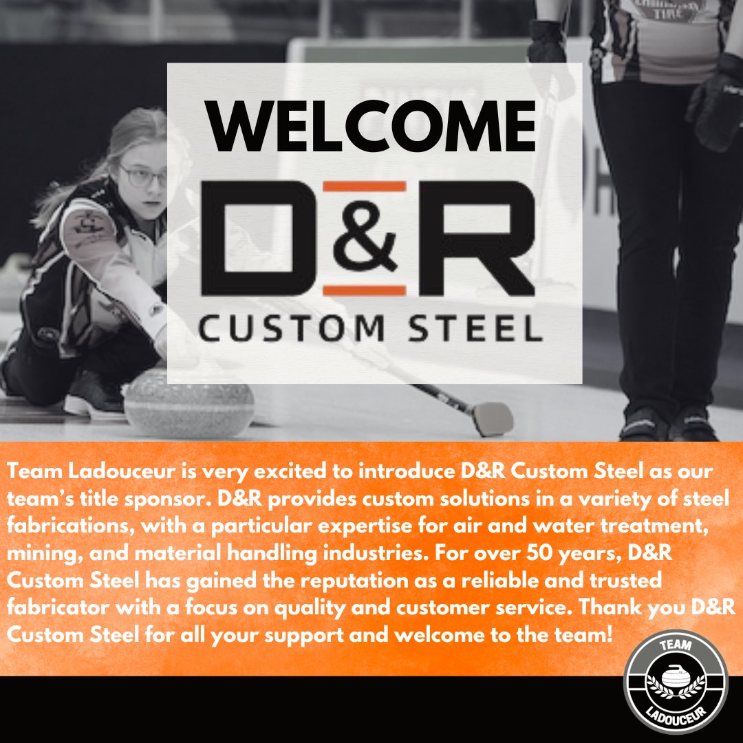 Team Ladouceur (@team_ladouceur) on Twitter photo We are excited to be announcing our partnership with D&R Custom Steel for the season! Located in Pickering, Ontario, D&R is a top of the line metal fabricator. Thank you to D&R Custom Steel for your support and we are thrilled to have you be a part of our team! We are excited to be announcing our partnership with D&R Custom Steel for the season! Located in Pickering, Ontario, D&R is a top of the line metal fabricator. Thank you to D&R Custom Steel for your support and we are thrilled to have you be a part of our team!
