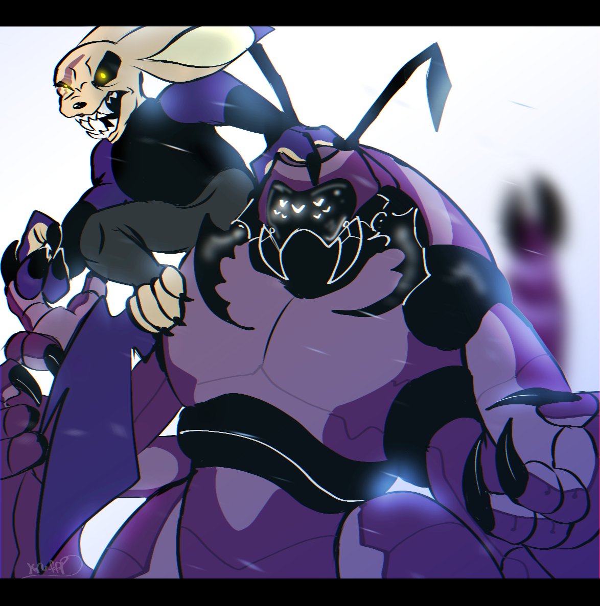 KrufflePuff's tweet photo. Happy birthday to @DmizePK_ 
And also a gift for @Lego_enjoyer4 
I imagined the characters relationship like Rocket and Groot lol https://t.co/xeskrgNN6G