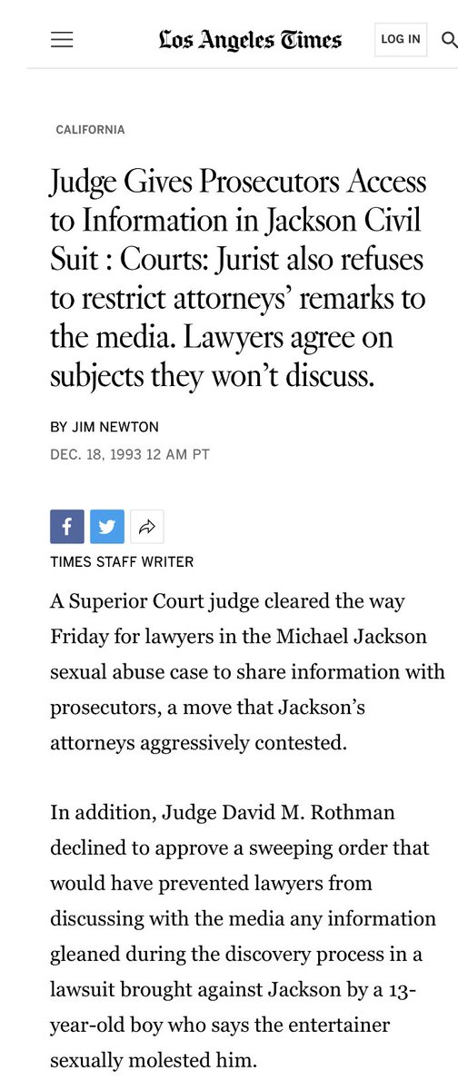 AnnieIsNotFkOk's tweet photo. The judge denying a protective order of discovery is the final blow that kicked started the settlement negotiation: Although, Preponderance was still the biggest threat.

Dec 18th 2023:Judge Gives Prosecutors Access to Info in Jackson Civil Suit…

Jan 25th settlement was signed https://t.co/2WqdkxJF9N