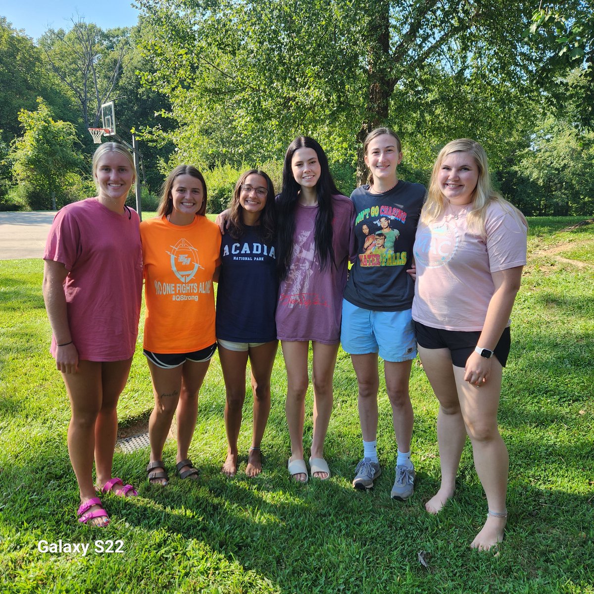 Team Party today welcoming all our players back to school! We've added some new ones to our fantastic returnees and we are looking forward to getting the job done on and off court this school year!